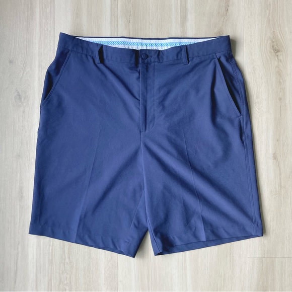 FootJoy Shorts Footjoy Mens 38x Golf Shorts Flat Front Navy Blue